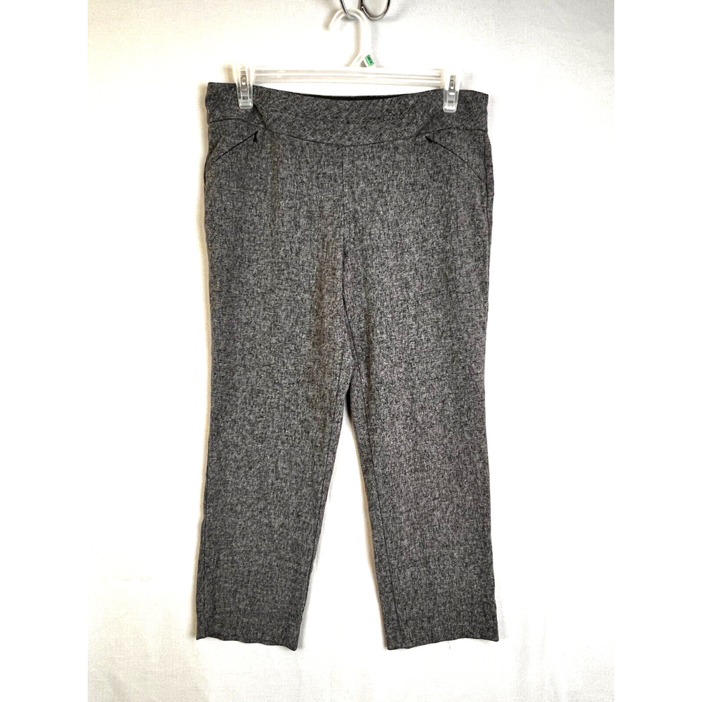 Investments Petite Pants Women's 12P Black Stretch Pockets Work Comfortable